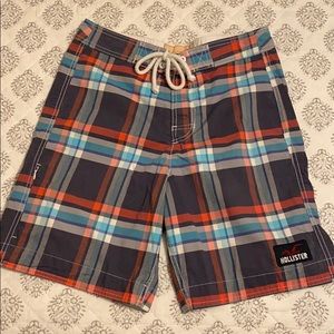 Hollister board short men’s S - blue red white